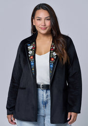 Dreamscape Velvet Blazer