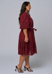 Claudia Broderie Dress