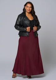 Luxe Satin Maxi Skirt
