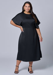 Lust Unleashed Satin Midi Dress