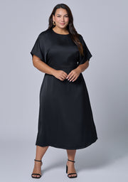 Lust Unleashed Satin Midi Dress