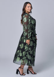 Secrets Metallic Maxi Dress