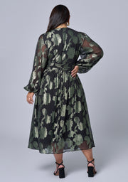 Secrets Metallic Maxi Dress