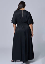 Black Noise Maxi Dress