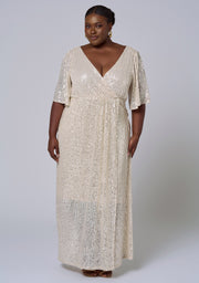 Lure Sequin Maxi Dress