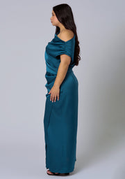 Infatuated Satin Maxi Dress