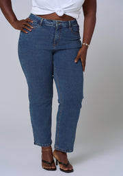 Lia Crop Straight Leg Jean