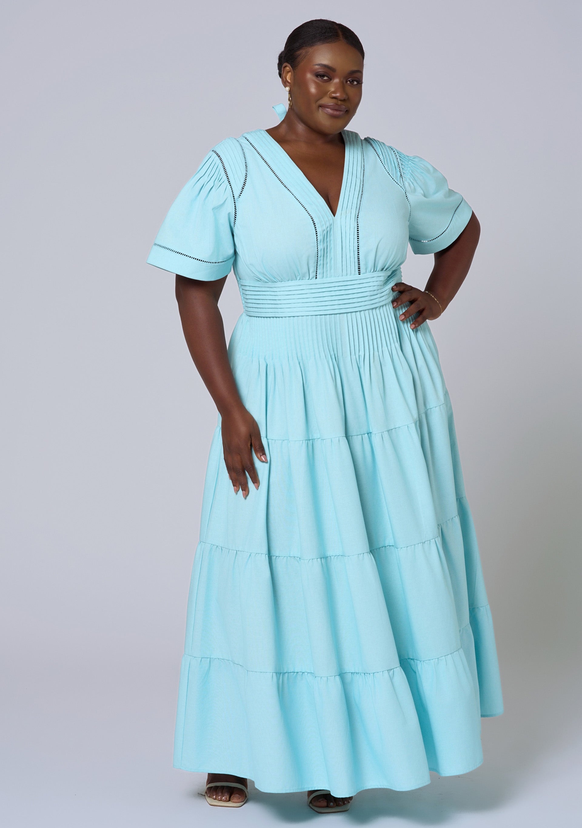 Abby Linen Maxi Dress