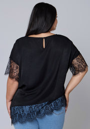 Undone Satin Tee