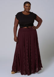 Gilded Meadows Maxi Skirt