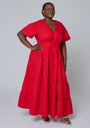 Abby Linen Maxi Dress
