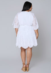 Charms Broderie Mini Dress