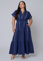 Indigo Maxi Dress
