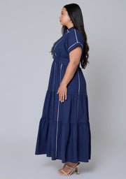 Indigo Maxi Dress