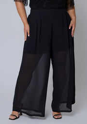 Staged Sheer Pant