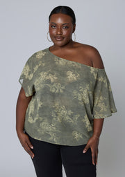 Echo Floral Sheer Top