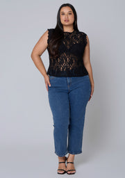 Dark Season Lace Top