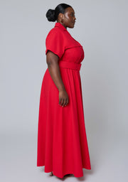 Gabrielle Linen Maxi Dress