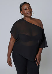 Echo Short Sleeve Sheer Top