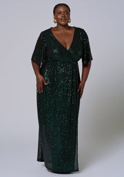 Lure Sequin Maxi Dress