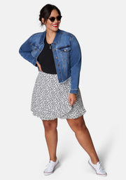 Chatterbox Crop Denim Jacket