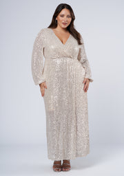 All I Want Sequin Maxi Dress