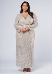 All I Want Sequin Maxi Dress