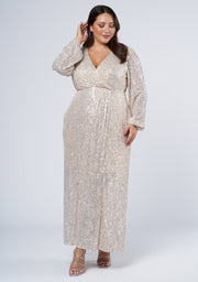 All I Want Sequin Maxi Dress