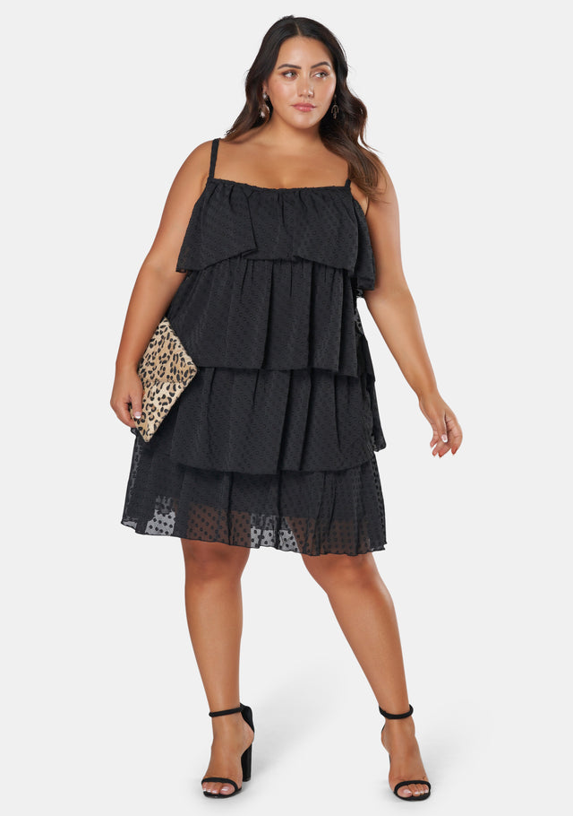 Body Party Tiered Strappy Dress