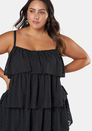 Body Party Tiered Strappy Dress