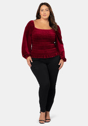 Teodora Velvet Top