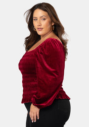 Teodora Velvet Top