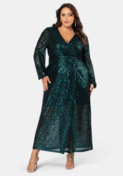 All I Want Sequin Maxi Dress