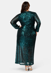 All I Want Sequin Maxi Dress