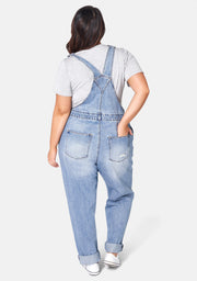 Dana Distressed Overalls
