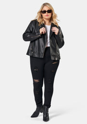 Shallow Dimes PU Jacket