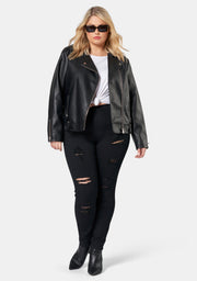 Shallow Dimes PU Jacket