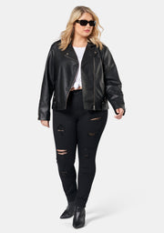 Shallow Dimes PU Jacket