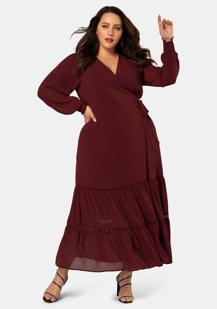 Buy Hanky Panky Wrap Dress by PINK DUSK online Curve Project