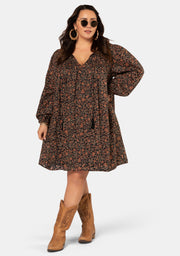 Lose Myself Mini Smock Dress