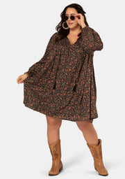 Lose Myself Mini Smock Dress