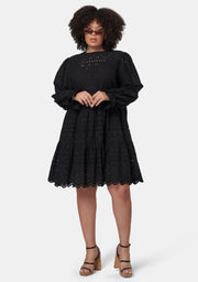 Billie Broderie Mini Dress