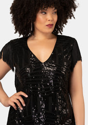 Over The Top Sequin Mini Dress