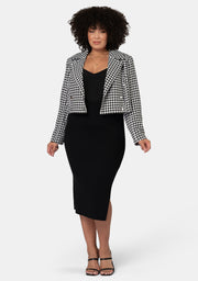Lila Crop Tweed Jacket
