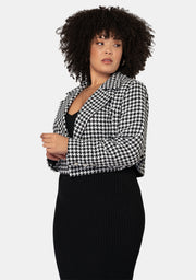 Lila Crop Tweed Jacket