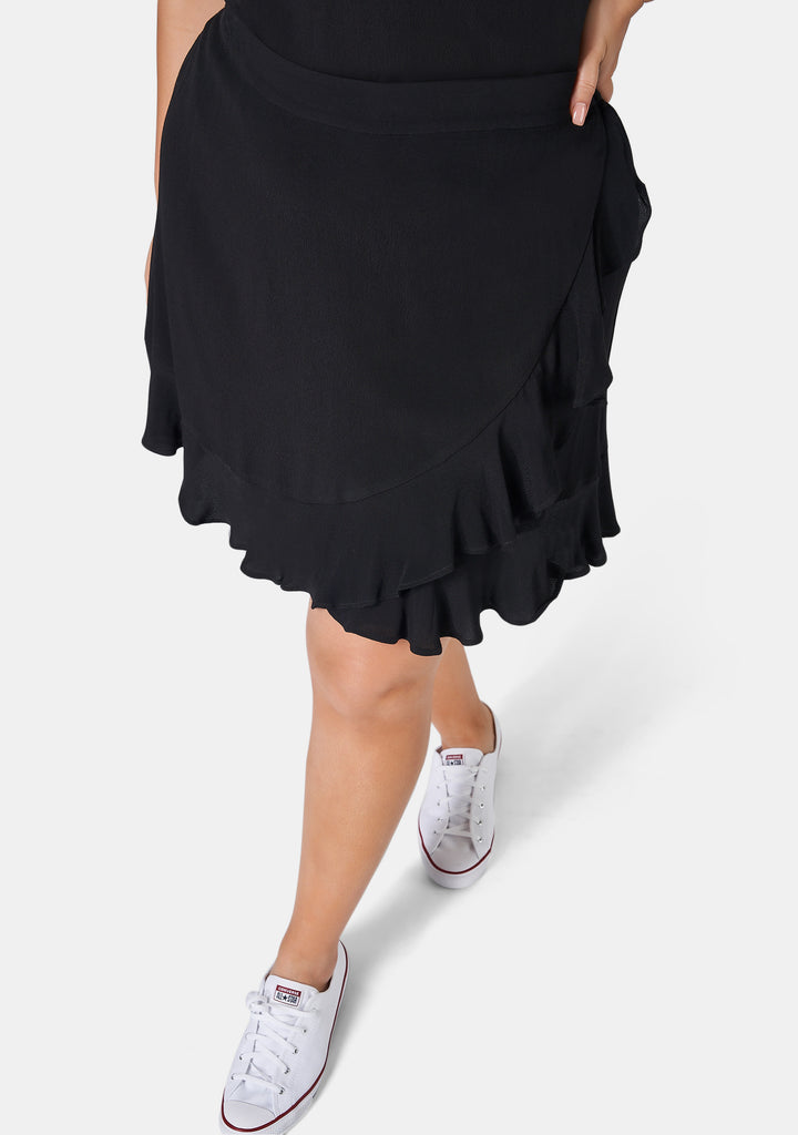 Buy Twisted Rap Skirt by SUNDAY IN THE CITY online - Curve Project