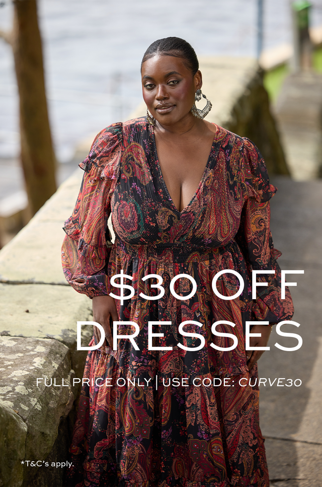 $30 OFF DRESSES