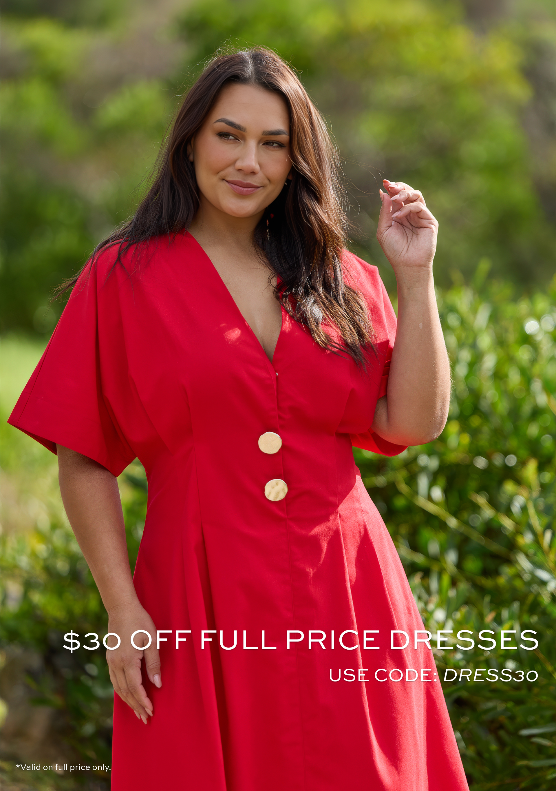 $30 OFF DRESSES