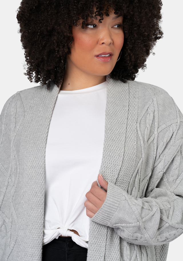 Charli Longline Cable Cardigan