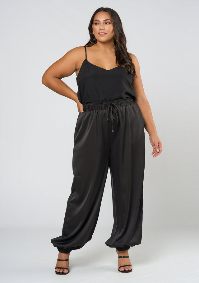 No Diggity Satin Jogger Pant